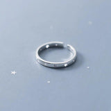 925 Sterling Silver Star Couple Ring for Women