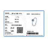 925 Silver Sparkling Clear CZ Rings For Women Wedding