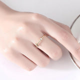 Sterling Silver Cross Ring Zircon 925 Jewelry for Girl Birthday