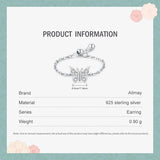 925 Silver Butterfly Chain Ring for Women