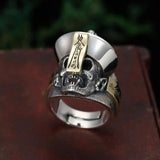 Retro Zombie Ring Men's Adjustable Jewelry