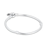 Daisy Flower Clasp Bracelet 925 Sterling Silver Jewelry