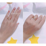 14K Filled Pearl Ring Opening Finger Engagement Jewelry