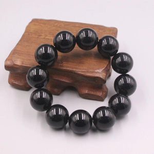 Agate Bracelet 18mm Round Bead Chain 55-60mm