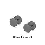 Titanium Steel Barbell Ear Stud Set Hypoallergenic Earrings