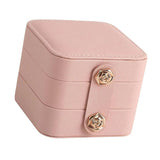 Travel Jewelry Box Velvet Lined Organizer Watches Bracelets Women