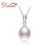 7-8mm Pearl Pendant 925 Silver Women Wedding Jewelry