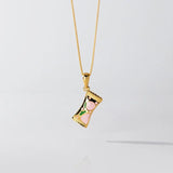 TrustDavis 925 Silver Sweet 18K Candy Pendant DIY Necklace Bracelet Jewelry