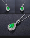 Natural Turquoise S925 Silver Necklace Pendant Women Fine Jewelry