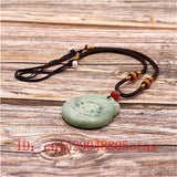 Natural Green Chinese Jade Dragon Pendant Necklace Charm Jewelry Amulet