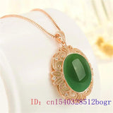 Jade Water Drop Pendant 925 Silver Amulet Charm Agate Gemstone Jewelry