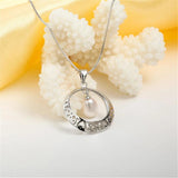 925 Sterling Silver Necklace Freshwater Pearl Pendant