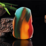 Hetian Jade Vase Ruyi Pendant Charms Sweater Chain Couple