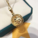 ZHBORUIN 14k Filled Choker Pendant Pearl Necklace