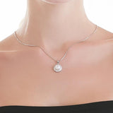 925 Silver Freshwater Pearl Necklace Pendant for Women