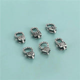 TrustDavis 925 Silver Necklace Smile Irregular Pendant