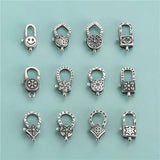 TrustDavis 925 Silver Necklace Smile Irregular Pendant