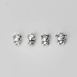 TrustDavis 925 Sterling Silver Zodiac Charm Pendant DIY Jewelry