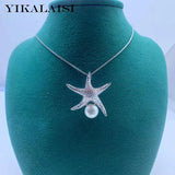 8-9mm Natural Freshwater Pearl Pendant Necklace