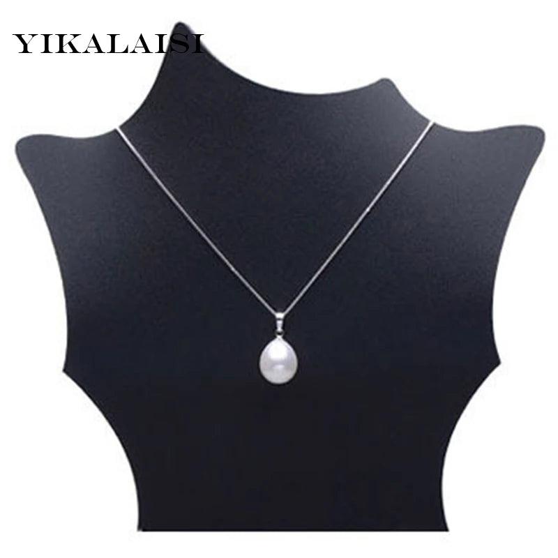 Natural Pearl Choker Necklace 925 Sterling Silver Jewelry