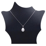 Natural Pearl Choker Necklace 925 Sterling Silver Jewelry
