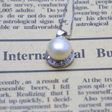 Freshwater Pearl Pendant Necklace 925 Sterling Silver Jewelry Gift