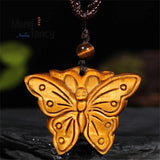 Tiger's Eye Lucky Bag Ruyi Pendant Necklace