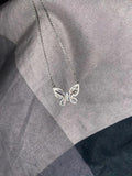 925 Sterling Silver Butterfly Pendent Necklace for Women