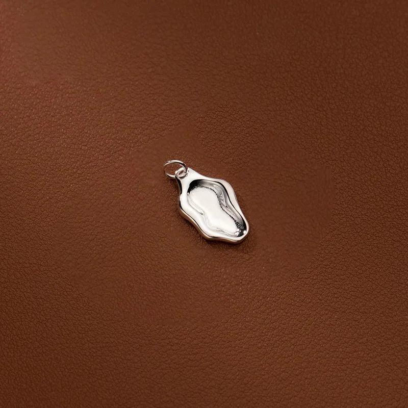Trustdavis 925 Silver Geometric Charm Pendant DIY Necklace