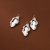 Trustdavis 925 Silver Geometric Charm Pendant DIY Necklace