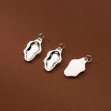 Trustdavis 925 Silver Geometric Charm Pendant DIY Necklace