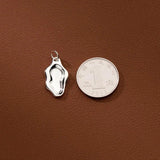 Trustdavis 925 Silver Geometric Charm Pendant DIY Necklace