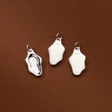 Trustdavis 925 Silver Geometric Charm Pendant DIY Necklace