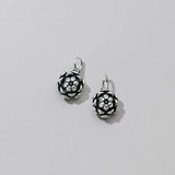 TrustDavis Flower Pendant 925 Sterling Silver Women's Jewelry
