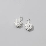 TrustDavis Flower Pendant 925 Sterling Silver Women's Jewelry