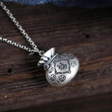 S925 Sterling Silver Chalcedony Money Bag Pendant