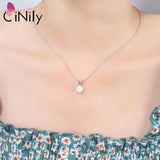 925 Silver Fire Opal Pendant for Women