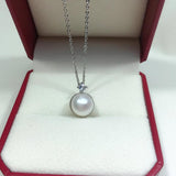 ZHBORUIN Freshwater Pearl Pendant Necklace