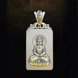 HX Retro Sun Tathagata Pendant Zodiac Life Buddha Necklace