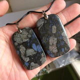 Gray Opal Stone Necklace Pendant Fine Jewelry for Women