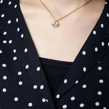 Natural Ice Chalcedony 7-Star Ladybug Necklace Pendant Silver Jewelry