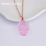 Agate Chalcedony 9 Tailed Fox Necklace