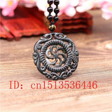 Green Hollow Windmill Pendant Necklace Charm Jewelry for Her