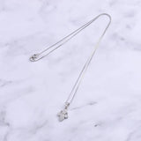 925 Silver Gothic Zircon Cross Pendant Anchor Necklace for Women