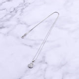 925 Silver Zircon Shell Boho Necklaces Women Ocean Sea Jewelry