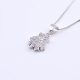 925 Silver Zircon Shell Boho Necklaces Women Ocean Sea Jewelry