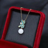Hotian Jade Pendant S925 Sterling Silver Necklace