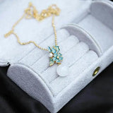 Hotian Jade Pendant S925 Sterling Silver Necklace