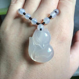 Natural Agate Necklace Pendant Fine Jewelry for Women