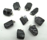 Natural Tourmaline Repair Ore for DIY Jewelry Making Pendant Necklace 10pcs